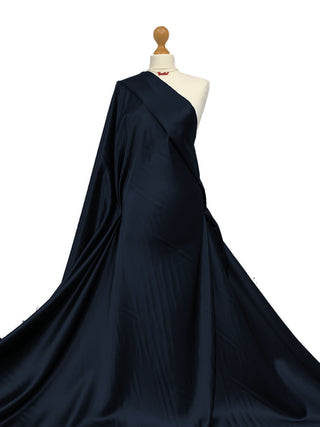 Buy navy-blue Duchess Satin Fabric
