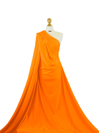 Buy flo-orange Shiny Swimwear 4 Way Stretch Fabric
