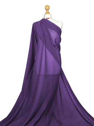 Buy purple Chiffon Sheer Fabric