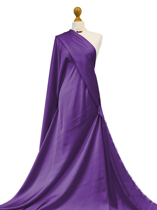 Buy purple Silky Satin Fabric