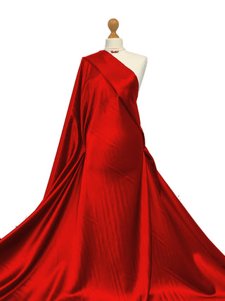 Buy red Duchess Satin Fabric