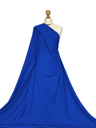 Buy royal-blue Cotton Elastane 4 Way Stretch Jersey Fabric