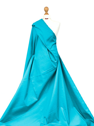 Buy turquoise Denim 2 Way Stretch Fabric