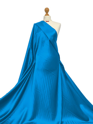 Buy turquoise Duchess Satin Fabric