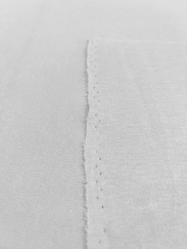 White Cotton Interlock Fabric
