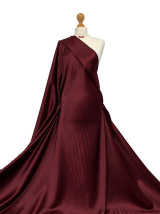Buy red-wine Duchess Satin Fabric